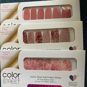 Color Street Lot of 3 Retired Unopened Sets